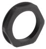 Product image for Locknut, nylon, black, M32, IP68