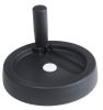 Product image for Handwheel w/recess top fold handle,125mm