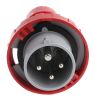 Product image for Glanded plug 3P+E 16A 400V IP67