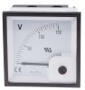 Product image for DC Voltmeter 72x72mm 90 deg scale 150V