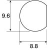 Product image for CLAMP BNC STRAIGHT PLG-RG55/58 A/C CABLE