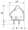 Product image for 1 WAY STANDARD TERMINAL,5/5.08MM PITCH