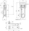 Product image for SPRINGLOAD SAFELOCK S/STEEL TOGGLE LATCH