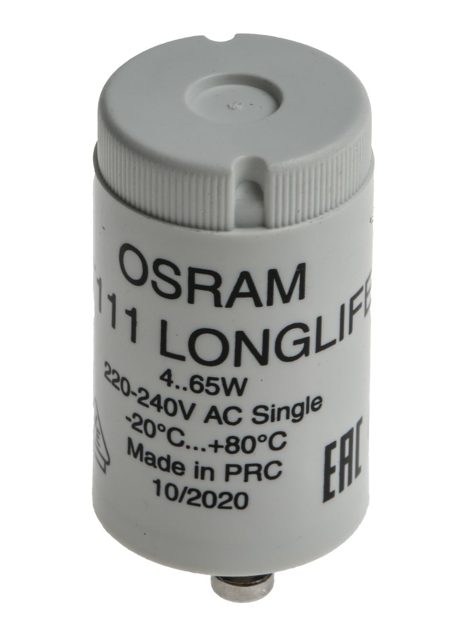 Osram ST111LL, Glow Lighting Starter, 65 W, 220 to 240 V, 40.3 mm