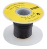 Product image for Black Tefzel(R) wrapping wire,30awg 100m