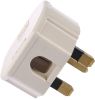 Product image for WHITE 13A MAINS TOUGHPLUG,13A FUSE