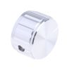 Product image for Solid fluted aluminium knob,25mm dia