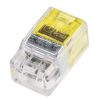 Product image for PUSH GRIP WIRE SPLICE, 2P, YELLOW