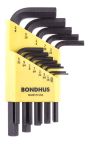 Product image for Bondhus 13 pieces Hex Key Set,  L Shape 0.05in