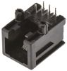 Product image for RJ25 modular jack, PCB, right angle, 6/6