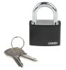 Product image for BLACK PLASTIC COATED ALU PADLOCK KA 6401