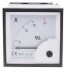 Product image for AC Ammeter 72x72 90 deg 0-30/60A