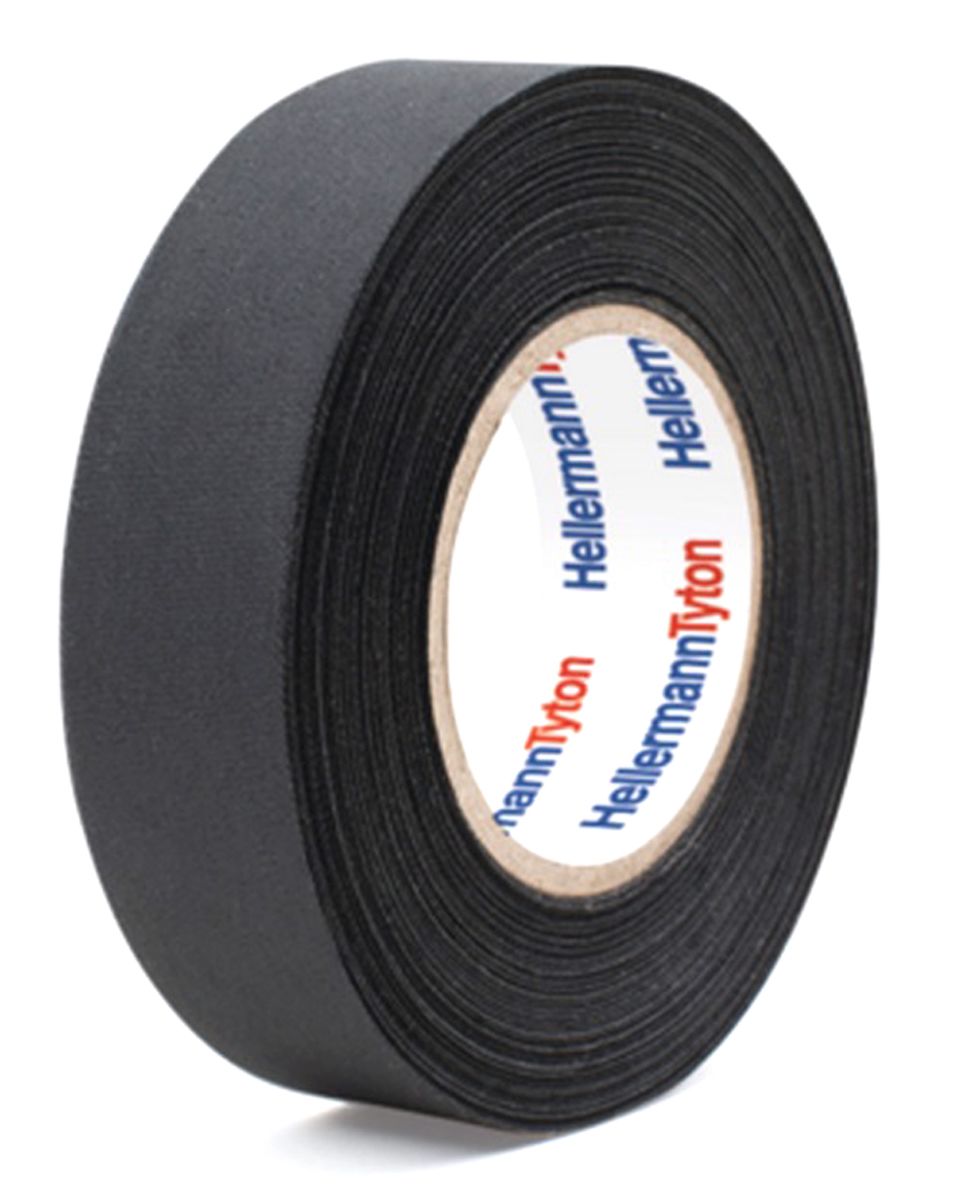 RS PRO Black PVC Electrical Tape, 38mm x 20m