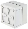 Product image for IP66 BOX WITH GREY LID,110X110X90MM