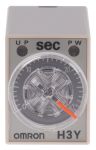 Product image for 4PDT mini on delay timer,1-30sec 110Vac