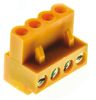 Product image for 4 WAY CABLE MOUNT SCREW TERMINAL,5.08MM