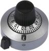 Product image for 11 turn silver dial,21mm Lx25.4mm dia