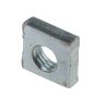 Product image for Zinc plated steel square pressed nut,M3