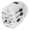 Product image for PRO WORLD LIGHT DUAL USB TRAVEL ADAPTOR