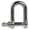 Product image for S/steel D shackle with screw pin,5mm