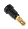 Product image for Black push in socket,1mm