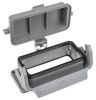 Product image for Low type panel mount housing w/cover,16B