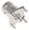 Product image for BNC JACK, PCB, VERTICAL, 50 OHM, SILVER