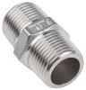 Product image for S/steel hexagon nipple,3/8in BSPT M-M