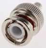 Product image for BNC 50ohm RF crimp plug RG58/U, RG174/U