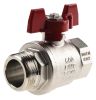 Product image for T handle ball valve 1in M-F