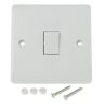 Product image for LIGHT PLATE SWITCH 1 GANG 2 WAY WHITE