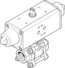 Product image for Festo Pneumatic 2 port Actuated Ball Valve - Single Acting