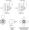 Product image for RAISED BEZEL TUMBLER LOCK,30MM HOUSING