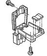 Product image for STRAIN RELIEF,MATENLOK,1 ROW,5WAY,WHTE