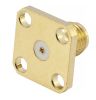 Product image for SMA 27G 180° 4Hole Flange Jack(.031"pin)