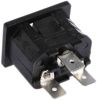 Product image for BLACK SNAP-IN STD PLUG,1.5MM 10A 250VAC