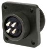 Product image for Amphenol MS Series 4 way chassis socket