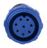 Product image for IP68 8 way cable coupler socket,5A