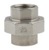 Product image for S/steel straight union,3/4in BSPP F-F