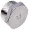 Product image for S/steel plug,1 1/2in BSPT M