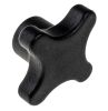 Product image for Cross Knob with S/S Insert,M10x15,50dia