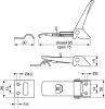 Product image for ADJUSTABLE ECCENTRIC LATCH W/CATCHPLATE