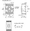 Product image for PF113A-E 11 pin socket for MK relay