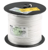 Product image for Belden White Unterminated to Unterminated RG58 Coaxial Cable, 50 Ω 4.95mm OD 100m