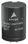 Product image for SNAP-IN AL LYTIC CAPACITOR 220UF 500V