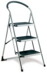 Product image for Step Ladders, Foldable, 3 Tread