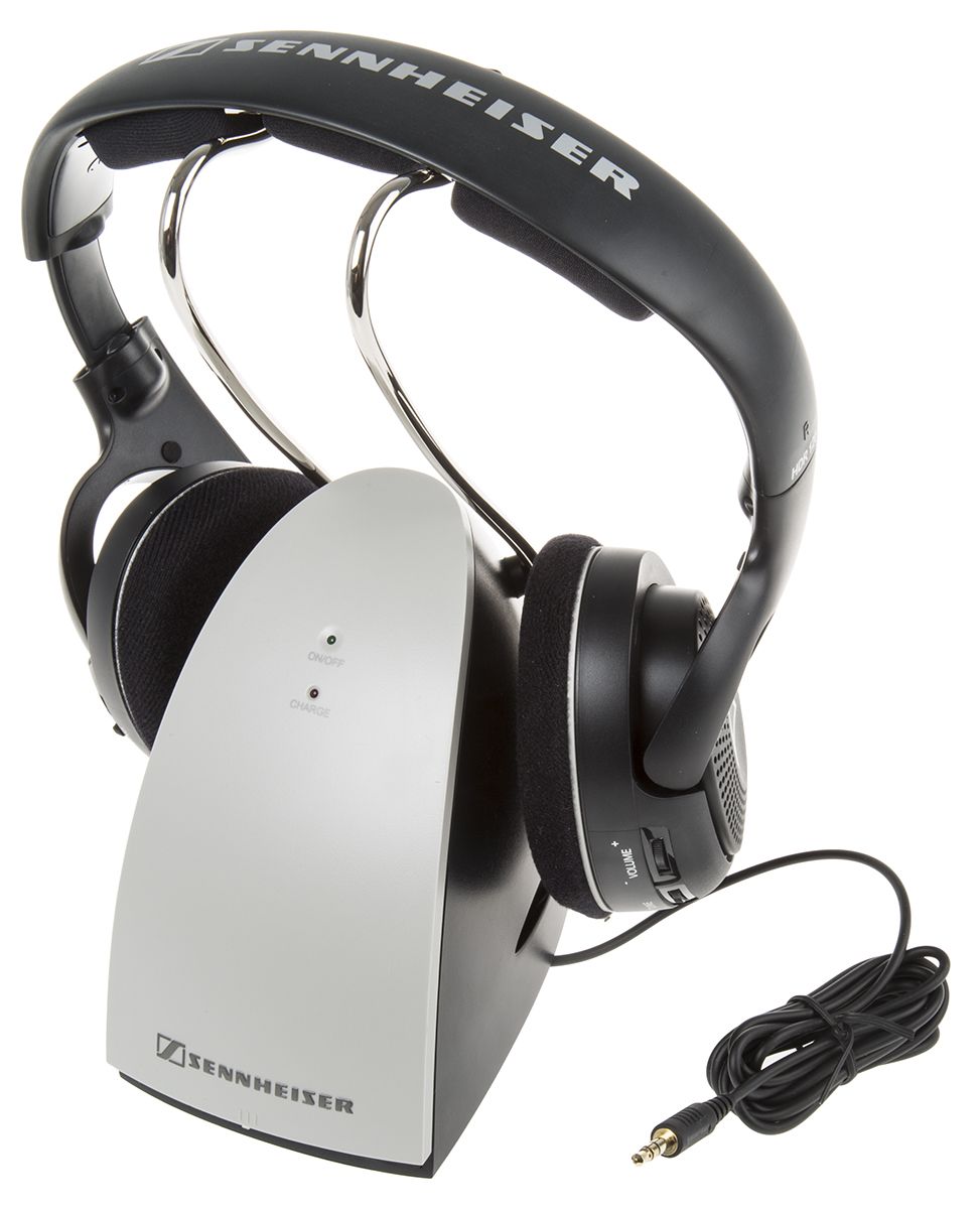 Sennheiser RS 120 II 3.5 mm Plug, 6.3 mm Plug On Ear (Supraural) Open Back  Headphones with Wireless Connectivity