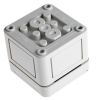 Product image for IP66 BOX WITH GREY LID,65X65X57MM