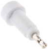 Product image for 10A TEST SOCKET 2MM, WHITE