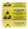 Product image for Self adhesive label 'ATTENTION',25x45mm